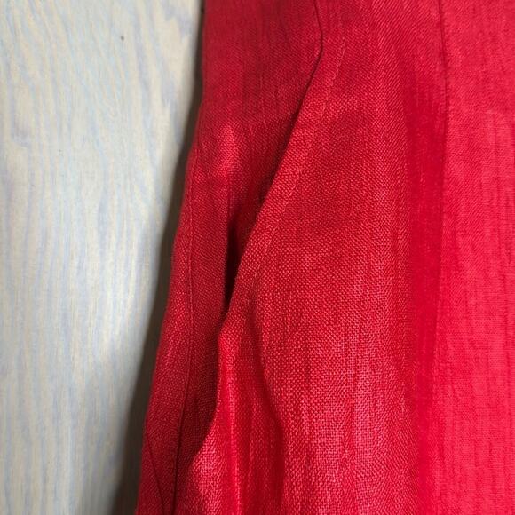 Vintage NWT Umberto Ginocchietti Women's Red Pencil Skirt - Picture 3 of 6